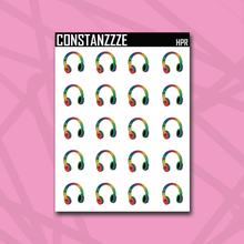 Load image into Gallery viewer, Pride Headphone Sticker Sheet