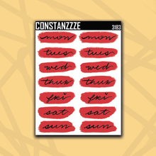 Load image into Gallery viewer, 318 Day Swatch Sticker Sheet