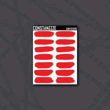 Load image into Gallery viewer, Dark Holiday Swatch Sticker Sheet