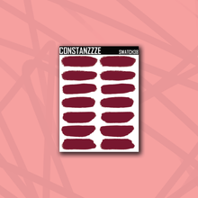 Load image into Gallery viewer, Valentines Swatch Sticker Sheet