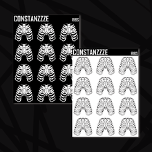Load image into Gallery viewer, Ribcage Sticker Sheet