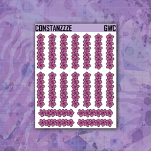 Load image into Gallery viewer, Go Wild Sakura Checklist Sticker Sheet