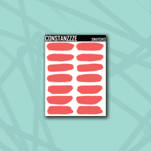 Load image into Gallery viewer, Traditional Holiday Swatch Sticker Sheet