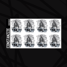 Load image into Gallery viewer, Large Skull Witch Mermaid Sticker Sheet