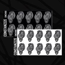 Load image into Gallery viewer, Large Skull Witch Chibi Sticker Sheet