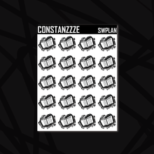 Load image into Gallery viewer, Skull Witch Planner Sticker Sheet