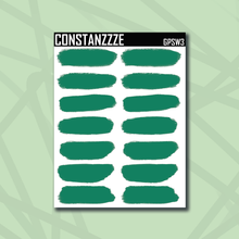 Load image into Gallery viewer, Green Plantchette Swatch Sticker Sheet