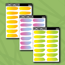 Load image into Gallery viewer, Summer Waves Swatch Sticker Sheet