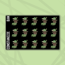 Load image into Gallery viewer, Small Baby Alien Mermaid Sticker Sheet