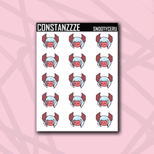 Load image into Gallery viewer, Ceru Chibi Mood Sticker Sheet