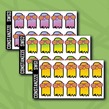 Load image into Gallery viewer, Summer Ghostie Notes Sticker Sheet