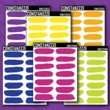 Load image into Gallery viewer, Brights Swatch Sticker Sheet