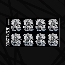 Load image into Gallery viewer, Large Skull Witch Mermaid Sticker Sheet