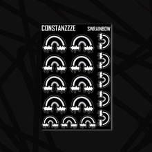 Load image into Gallery viewer, Skull Witch Rainbow Sticker Sheet