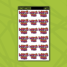Load image into Gallery viewer, Zombie Traditional What's This Sticker Sheet