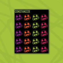 Load image into Gallery viewer, Traditional Jack Head Sticker Sheet