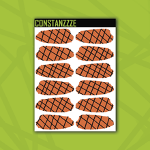 Load image into Gallery viewer, Traditional Crisscross Medium Swatch Sticker Sheet