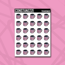 Load image into Gallery viewer, Pride Watercolor Coffee Mug Sticker Sheet