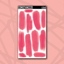 Load image into Gallery viewer, Large Valentines Color Swatch Sticker Sheet