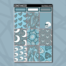 Load image into Gallery viewer, Blue Skullie Deco Boxes (choose your size)