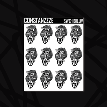 Load image into Gallery viewer, Skull Witch Luv Chibi Sticker Sheet