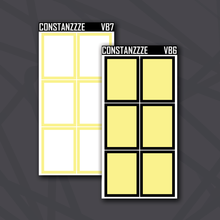 Load image into Gallery viewer, Yellow Full Box Sticker Sheet