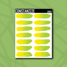 Load image into Gallery viewer, Summer Waves Swatch Sticker Sheet