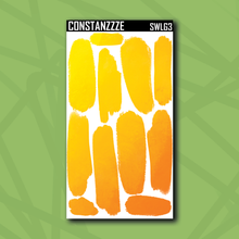 Load image into Gallery viewer, Large Summer Waves Swatch Sticker Sheet