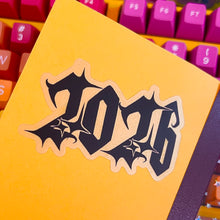 Load image into Gallery viewer, Gothic 2026 Clear Vinyl Sticker
