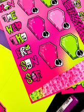 Load image into Gallery viewer, Halloween 2025 Advent Day 1 Sticker Sheets
