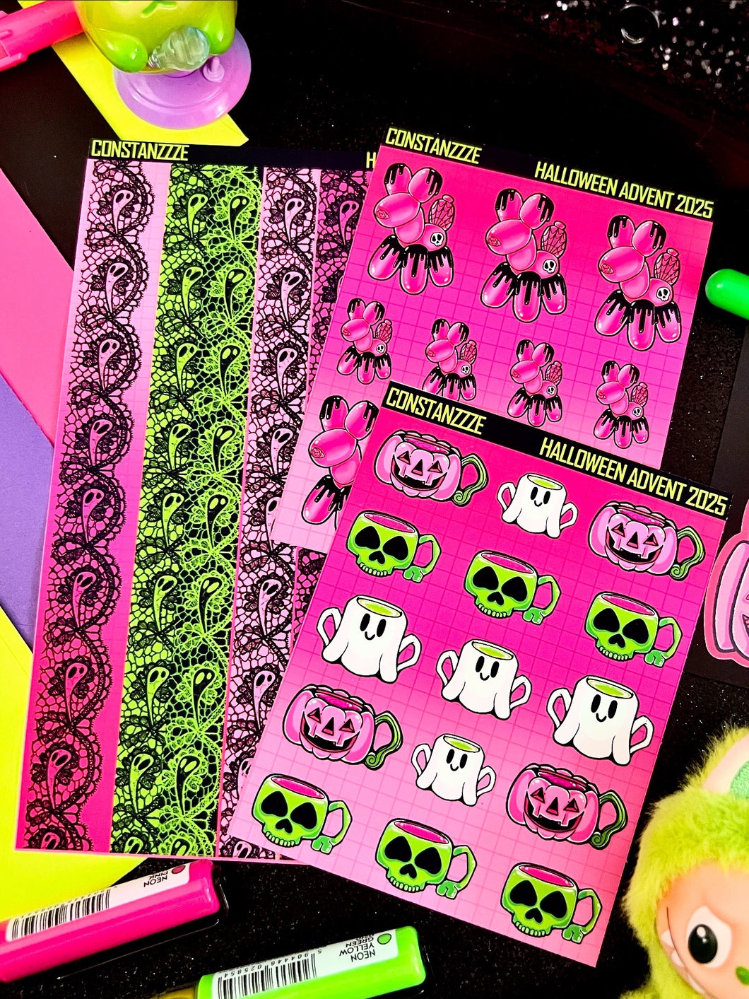 Halloween 2025 Advent Day 3 Sticker Sheets