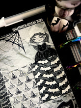 Load image into Gallery viewer, Halloween 2025 BW Advent Day 13 Sticker Sheets
