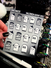 Load image into Gallery viewer, Halloween 2025 BW Advent Day 8 Sticker Sheets
