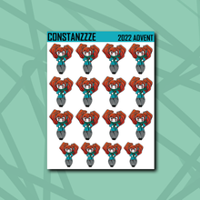 Load image into Gallery viewer, Winter 318 Chibi Sticker Sheet
