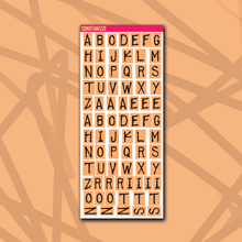 Load image into Gallery viewer, 318 Label Letter Sticker Sheet
