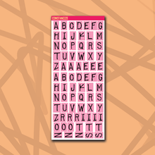 Load image into Gallery viewer, 318 Label Letter Sticker Sheet
