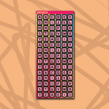 Load image into Gallery viewer, 318 Bead Letter Sticker Sheet
