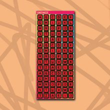 Load image into Gallery viewer, 318 Bead Letter Sticker Sheet
