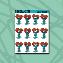 Load image into Gallery viewer, Winter 318 Chibi Sticker Sheet
