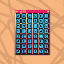 Load image into Gallery viewer, 318 Medium Bead Letter Sticker Sheet
