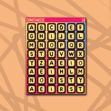 Load image into Gallery viewer, 318 Medium Bead Letter Sticker Sheet
