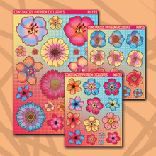 Load image into Gallery viewer, 318 Florals Deco Sticker Sheets
