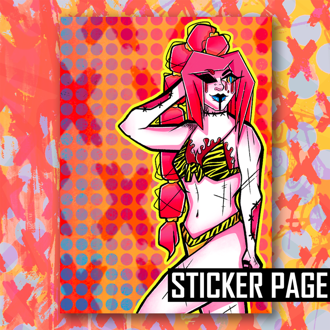 318 HGS Bikini Sticker Page