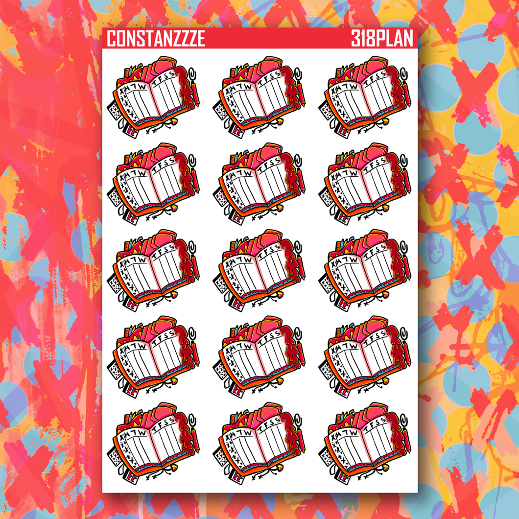 318 Planner Sticker Sheets