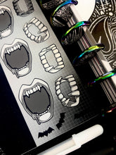 Load image into Gallery viewer, Halloween 2025 BW Advent Day 7 Sticker Sheets
