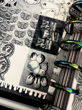 Load image into Gallery viewer, Halloween 2025 BW Advent Day 8 Sticker Sheets
