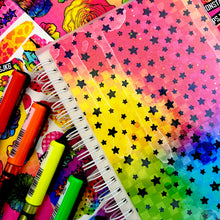Load image into Gallery viewer, Rainbow Star Checker Reusable Sticker Book
