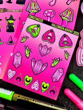 Load image into Gallery viewer, Halloween 2025 Advent Day 9 Sticker Sheets
