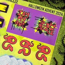 Load image into Gallery viewer, Halloween 2024 Advent Day 6 Sticker Sheets
