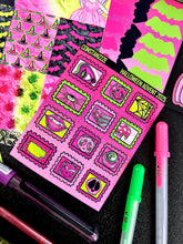 Load image into Gallery viewer, Halloween 2025 Advent Day 13 Sticker Sheets
